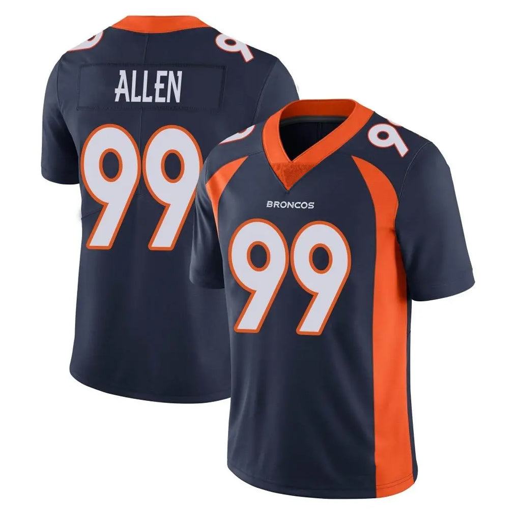 D.Broncos #99 Zach Allen Player Navy Vapor Untouchable Limited Game Hdoa Stitched Jerseys