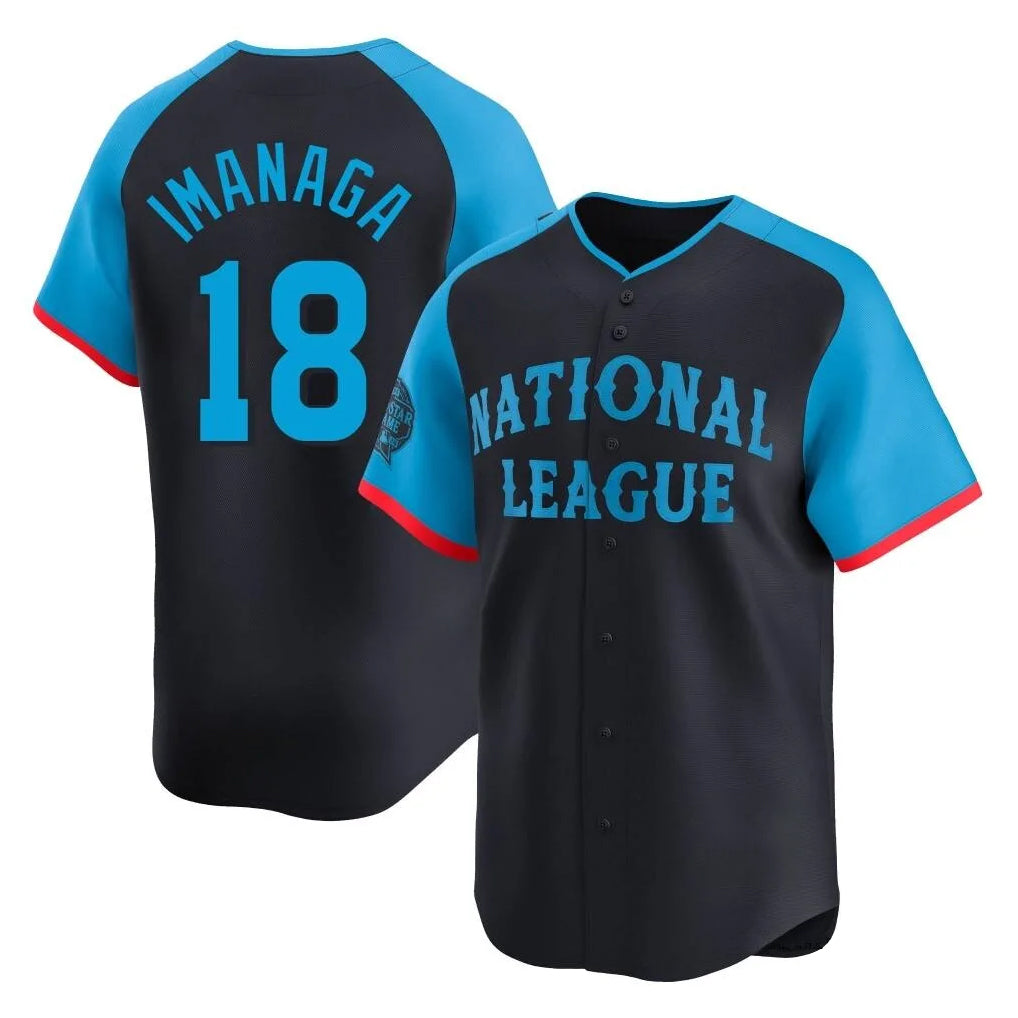 C.Cubs #18 Shota Imanaga Player Navy National League All-Star Limited Home Hdoa Stitched Jerseys