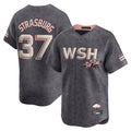 W.Nationals #37 Stephen Strasburg Player Gray City Connect Hdoa Stitched Jerseys