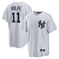 NY.Yankees #11 Anthony Volpe Player White Game Home Hdoa Stitched Jerseys