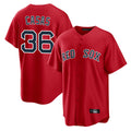 B.Red Sox #36 Triston Casas Player Red Home Game Hdoa Stitched Jerseys