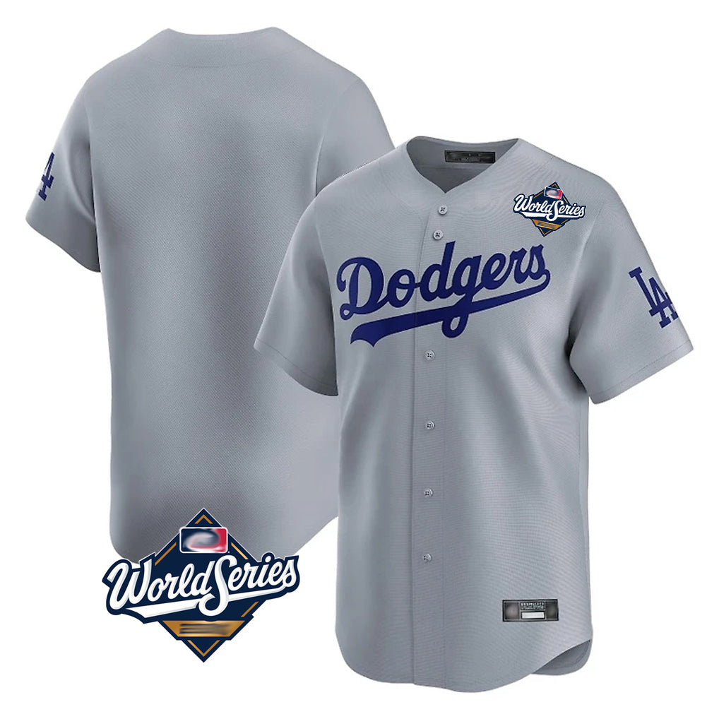 LA.Dodgers ## Dodgers Blank Player Gray Limited Home World Series Hdoa Stitched Jerseys