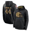 C.Browns #44 Harold Fannin Jr. Player Black Salute to Service Pullover Hoodies Limited Hdoa Stitched Jerseys