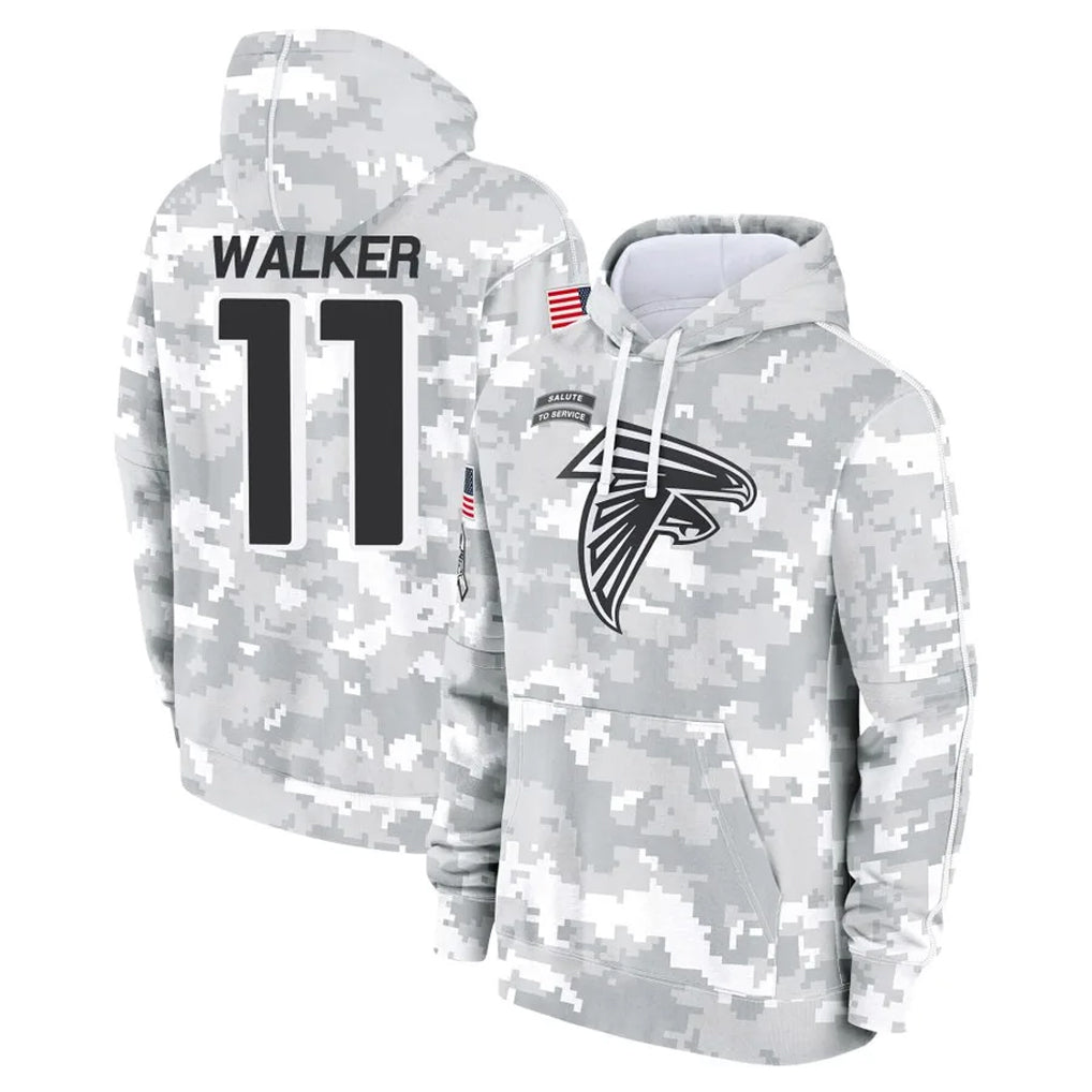 A.Falcons #11 Jalon Walker Player Arctic Camo Salute to Service Limited Hoodie Hdoa Stitched Jerseys