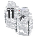 A.Falcons #11 Jalon Walker Player Arctic Camo Salute to Service Limited Hoodie Hdoa Stitched Jerseys