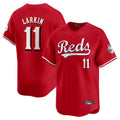 C.Reds #11 Barry Larkin Player Red Home Limited Hdoa Stitched Jerseys