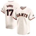 SF.Giants #17 Heliot Ramos Player Cream Home Limited Hdoa Stitched Jerseys