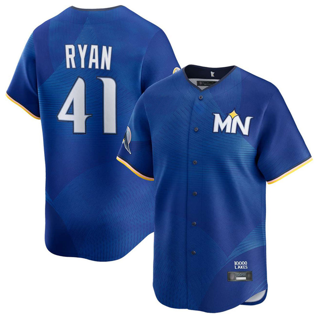 M.Twins #41 Joe Ryan Player Royal City Connect Limited Home Hdoa Stitched Jerseys