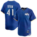 M.Twins #41 Joe Ryan Player Royal City Connect Limited Home Hdoa Stitched Jerseys