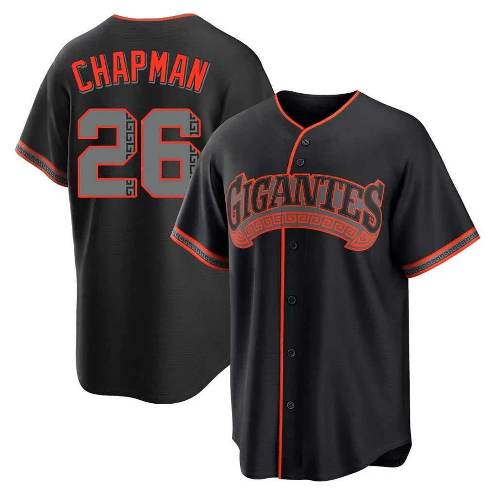 SF.Giants #26 Matt Chapman Player Black Alternate Limited Hdoa Stitched Jerseys