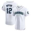 S.Mariners #12 Josh Naylor Player White Home Limited Elite Hdoa Stitched Jerseys