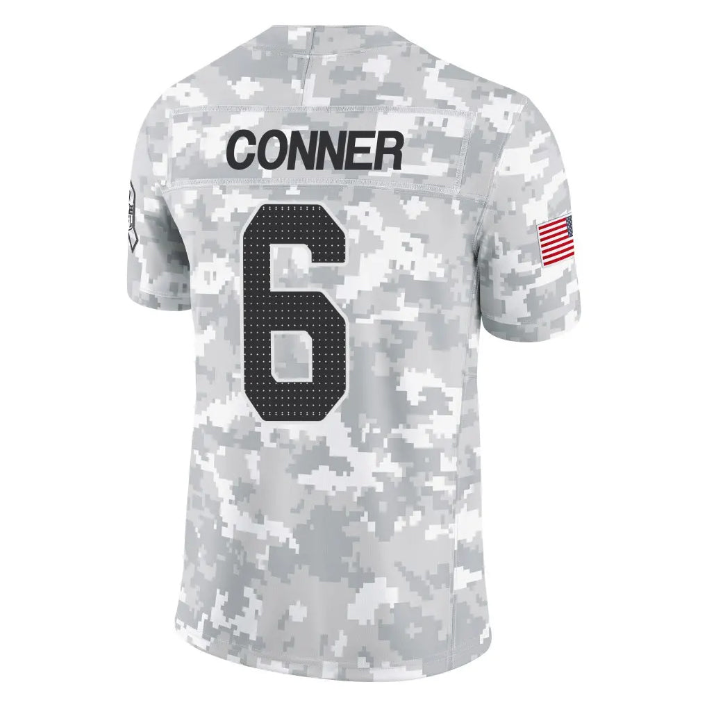 A.Cardinals #6 James Conner Player Camo Salute to Service Limited Home Hdoa Stitched Jerseys