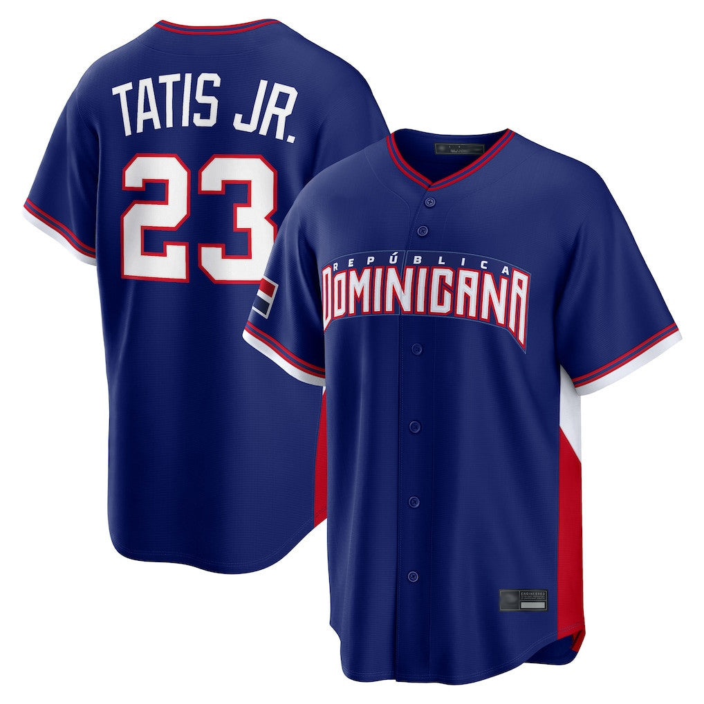 S.Diego Padres #23 Fernando Tatis Jr Player Royal 2026 World Classic Home Limited Hdoa Stitched Jerseys