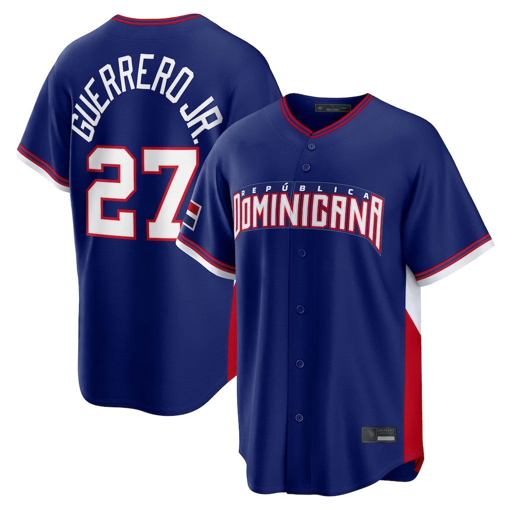 T.Blue Jays #27 Vladimir Guerrero Jr. Player Royal 2026 World Classic Hdoa Stitched Jerseys
