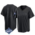 LA.Dodgers #3 Edwin D¨ªaz Player Black World Series Meet Pitch Fashion T-shirt Hdoa Stitched Jerseys