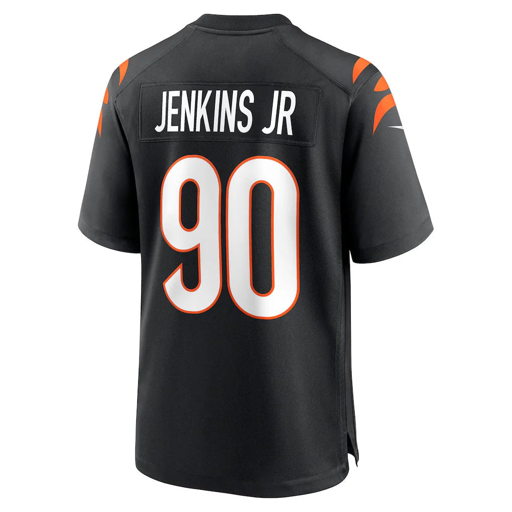 C.Bengals #90 Kris Jenkins Jr Player Black Home Game Hdoa Stitched Jerseys