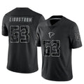 A.Falcons #63 Chris Lindstrom Player Black RFLCTV Limited Hdoa Stitched Jerseys