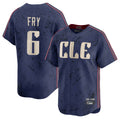 C.Guardians #6 David Fry Player Navy City Connect Limited Home Hdoa Stitched Jerseys