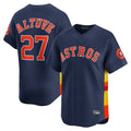 H.Astros #27 Jose Altuve Player Navy Home Limited Hdoa Stitched Jerseys
