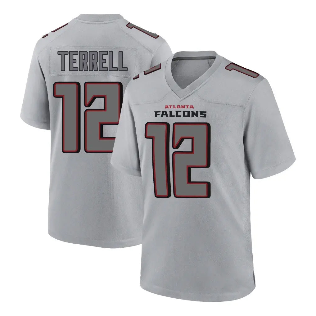 A.Falcons #12 Avieon Terrell Player Gray Fashion Home Game Hdoa Stitched Jerseys