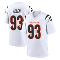 C.Bengals #93 Jonathan Allen Player White Home Game Hdoa Stitched Jerseys