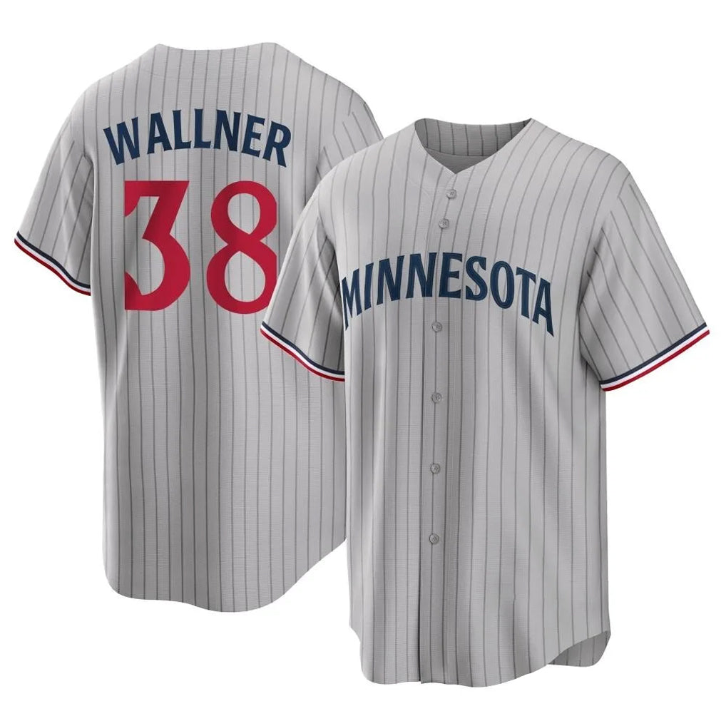 M.Twins #38 Matt Wallner Player Gray Game Limited Home Hdoa Stitched Jerseys