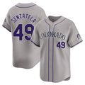C.Rockies #49 Antonio Senzatela Player Gray Limited Home Hdoa Stitched Jerseys
