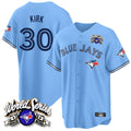 T.Blue Jays #30 Alejandro Kirk Player Blue 2025 American League All Hdoa Stitched Jerseys