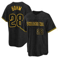P.Phillies #28 Alec Bohm Player Black Snake Skin City Home Game Hdoa Stitched Jerseys