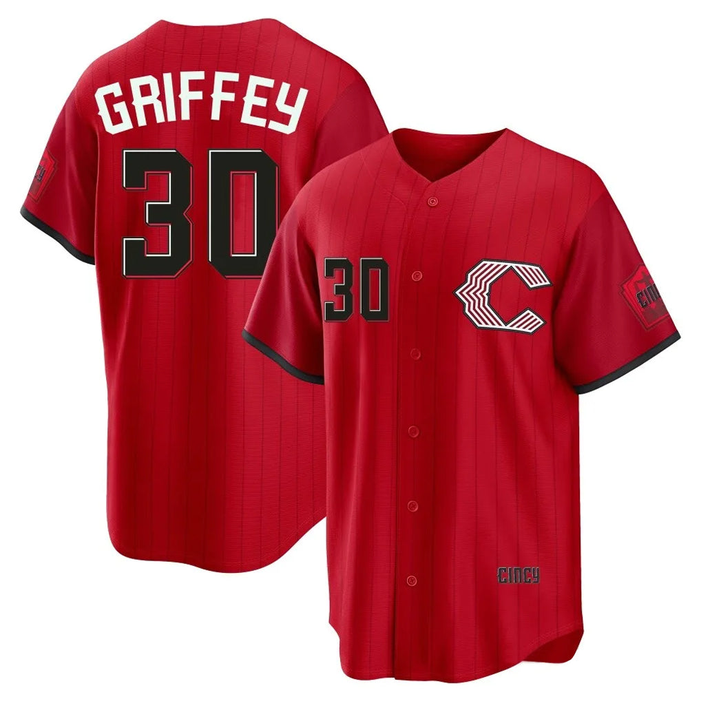 C.Reds #30 Ken Griffey Player Red 2026 City Connect Home Game Hdoa Stitched Jerseys