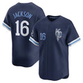 KC.Royals #16 Bo Jackson Player Navy City Connect Limited Home Hdoa Stitched Jerseys