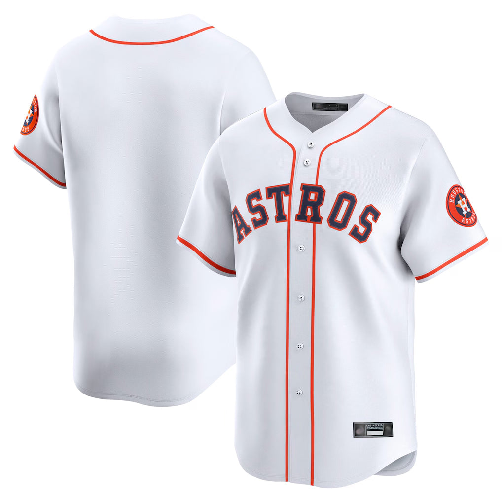 H.Astros ## Astros Blank Player White Home Limited Hdoa Stitched Jerseys