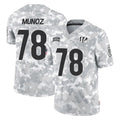 C.Bengals #78 Anthony Munoz Player Arctic Camo Salute to Service Limited Hdoa Stitched Jerseys