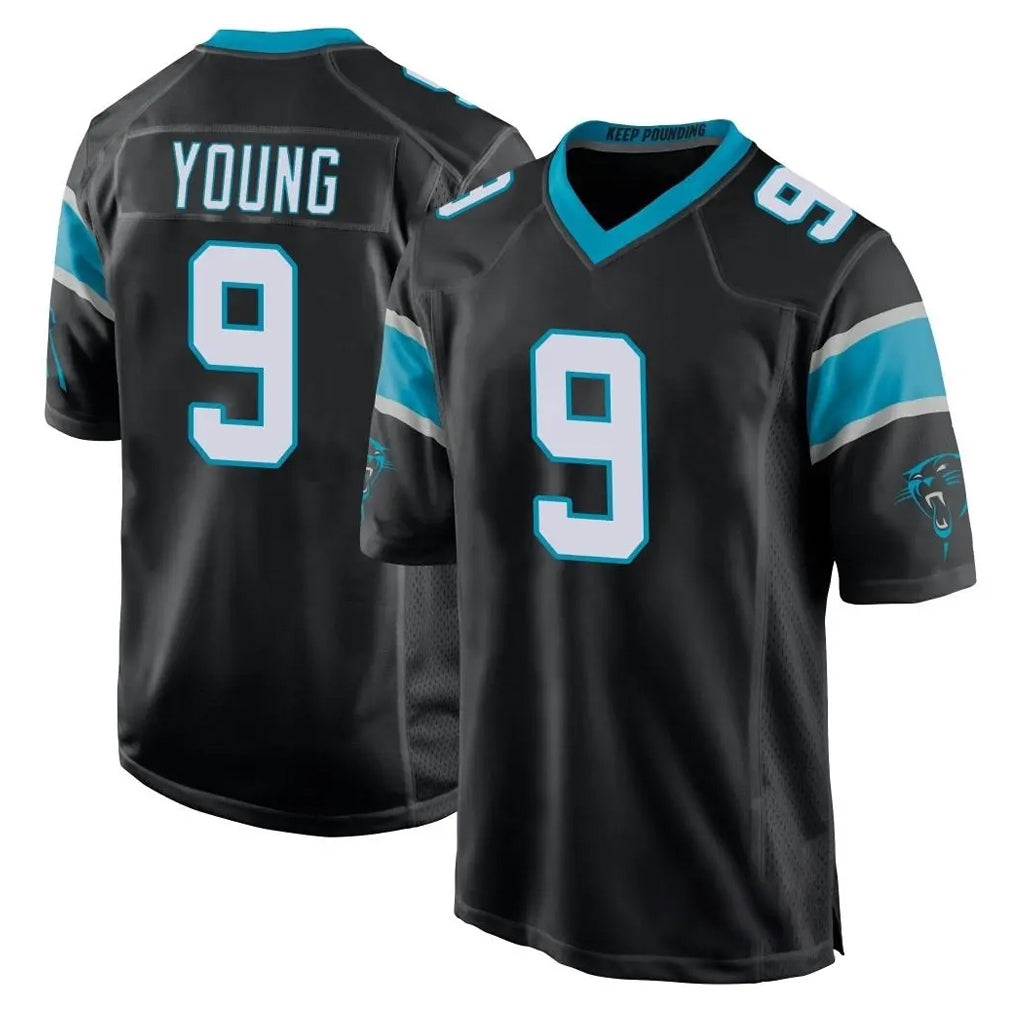 C.Panthers #9 Bryce Young Player Black Game Hdoa Stitched Jerseys