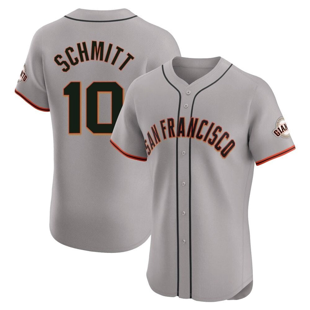 SF.Giants #10 Casey Schmitt Player Gray Home Limited Elite Hdoa Stitched Jerseys