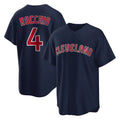 C.Guardians #4 Brayan Rocchio Player Navy Game Home Hdoa Stitched Jerseys