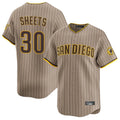S.Diego Padres #30 Gavin Sheets Player Khaki Home Limited Hdoa Stitched Jerseys