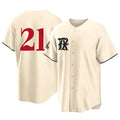 T.Rangers #21 Jake Burger Player Cream City Connect Limited Hdoa Stitched Jerseys