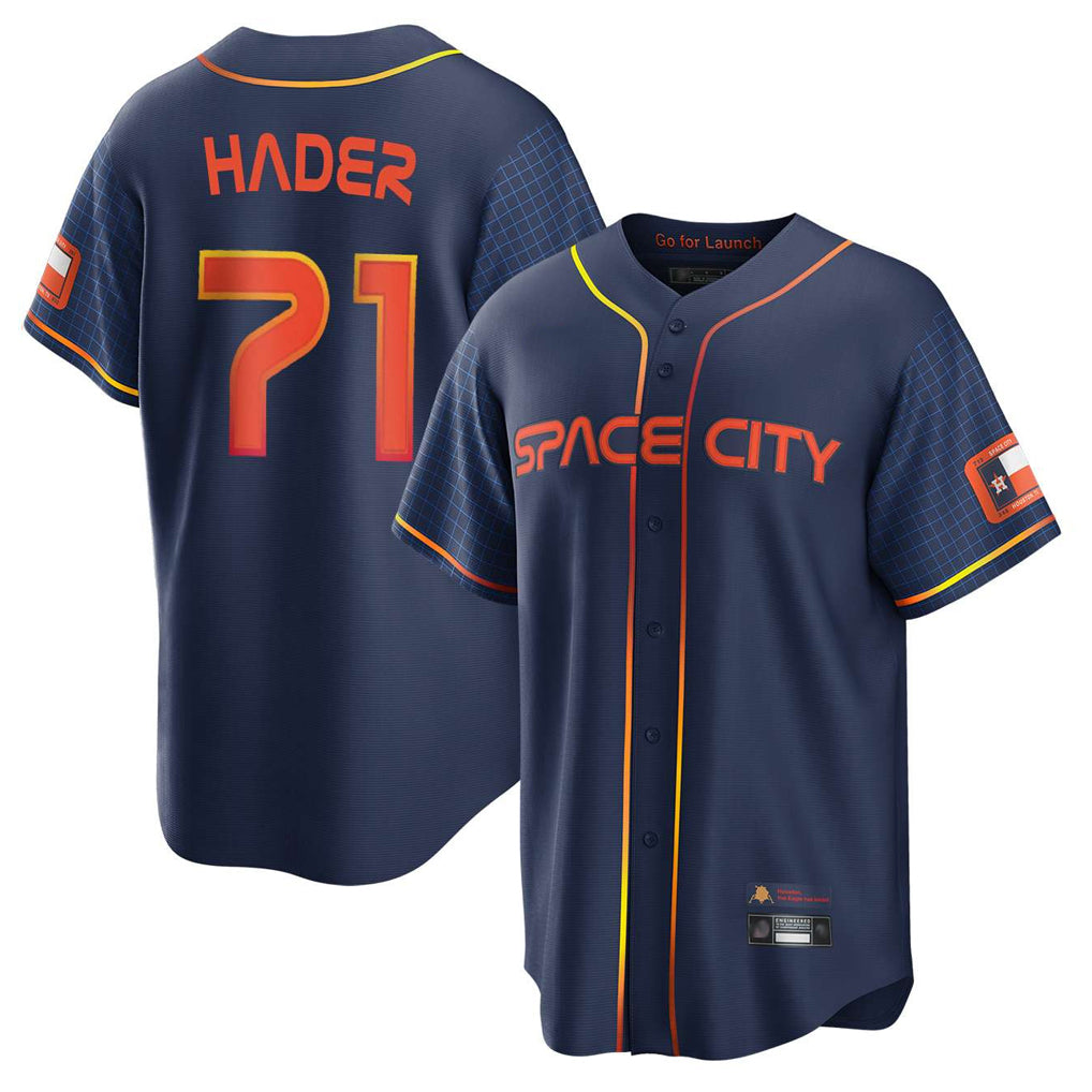 H.Astros #71 Josh Hader Player Navy City Connect Home Game Hdoa Stitched Jerseys