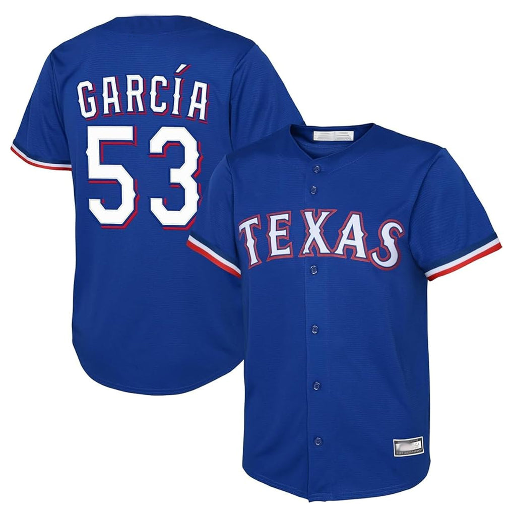 T.Rangers #53 Adolis Garcia Player Royal Home Limited Hdoa Stitched Jerseys