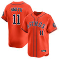 H.Astros #11 Cam Smith Player Orange Home Limited Hdoa Stitched Jerseys
