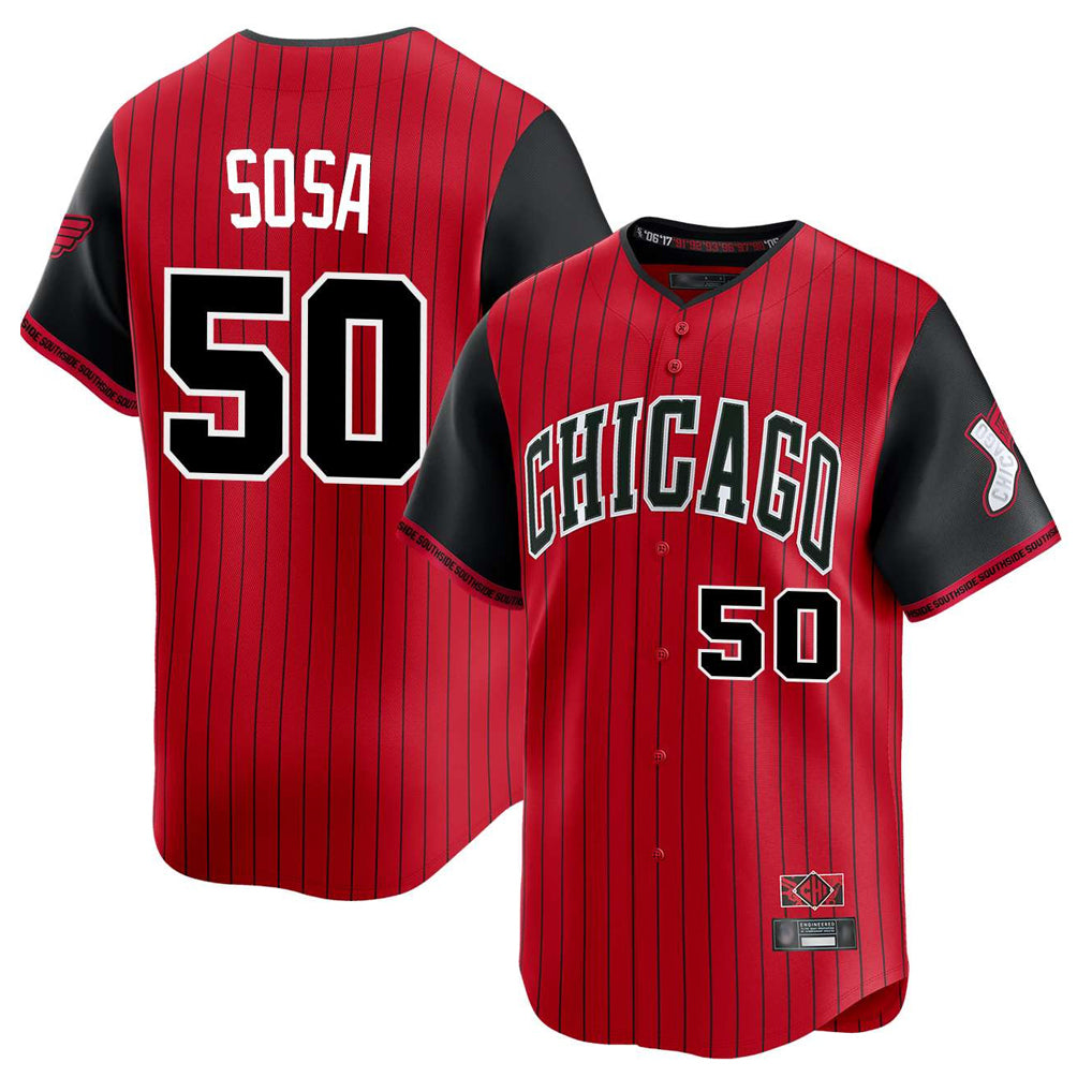 C.White Sox #50 Lenyn Sosa Player Red City Connect Limited Home Hdoa Stitched Jerseys