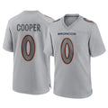 D.Broncos #0 Jonathon Cooper Player Gray Atmosphere Fashion Limited Game Hdoa Stitched Jerseys