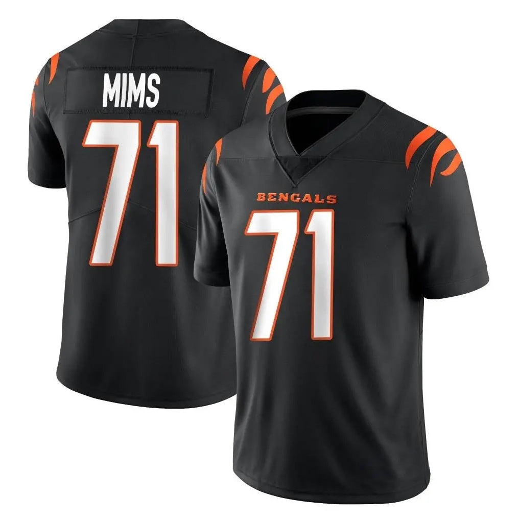 C.Bengals #71 Amarius Mims Player Black Vapor Untouchable Limited Home Game Hdoa Stitched Jerseys