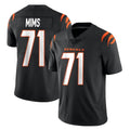 C.Bengals #71 Amarius Mims Player Black Vapor Untouchable Limited Home Game Hdoa Stitched Jerseys