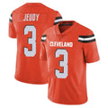 C.Browns #3 Jerry Jeudy Player Orange Alternate Vapor Untouchable Limited Home Game Hdoa Stitched Jerseys