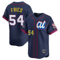 NY.Yankees #54 Max Fried Player Navy All Star Limited Home Hdoa Stitched Jerseys