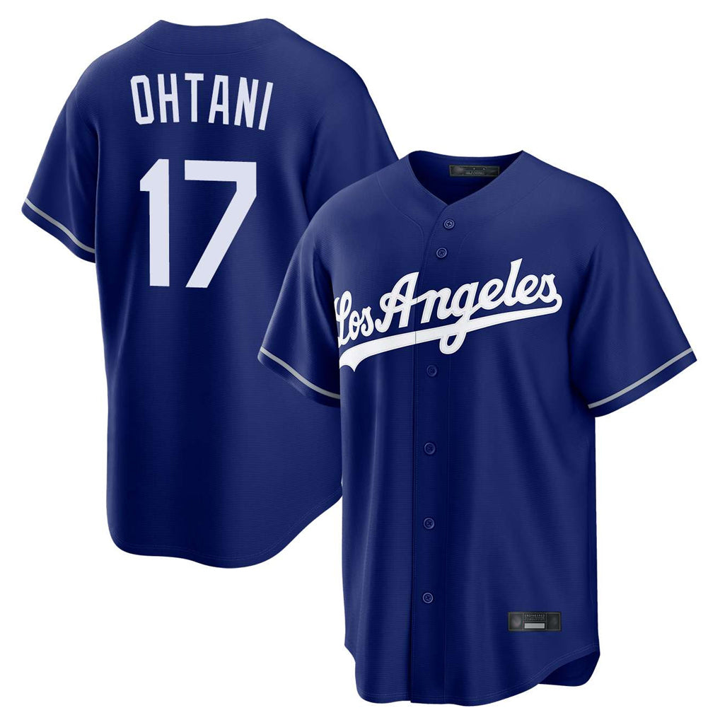 LA.Dodgers #17 Shohei Ohtani Player Royal Game Hdoa Stitched Jerseys