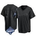 LA.Dodgers #50 Mookie Betts Player Black World Series Meet Pitch Fashion T-shirt Hdoa Stitched Jerseys
