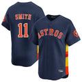 H.Astros #11 Cam Smith Player Navy Home Limited Hdoa Stitched Jerseys